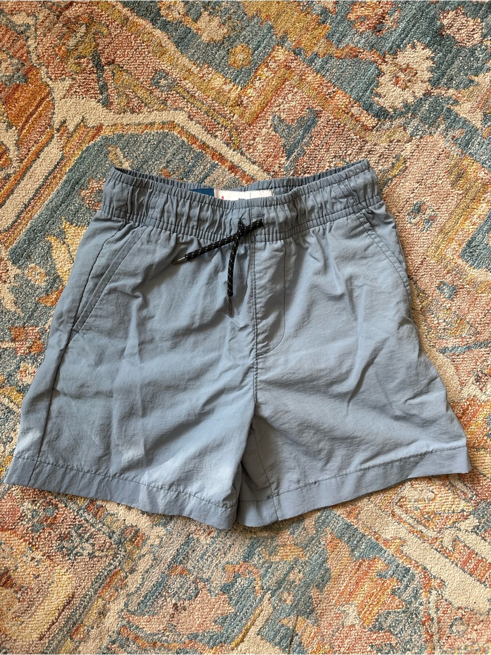 Kids Old Navy Light Blue Elastic-Waist Athletic Shorts